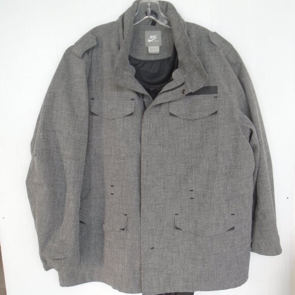 Nike Sportwear Mens Storm-Fit Jacket Removable Lining Size XXL Grey